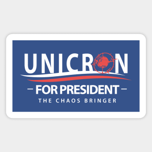 Unicron For President - The Caos Bringer Sticker